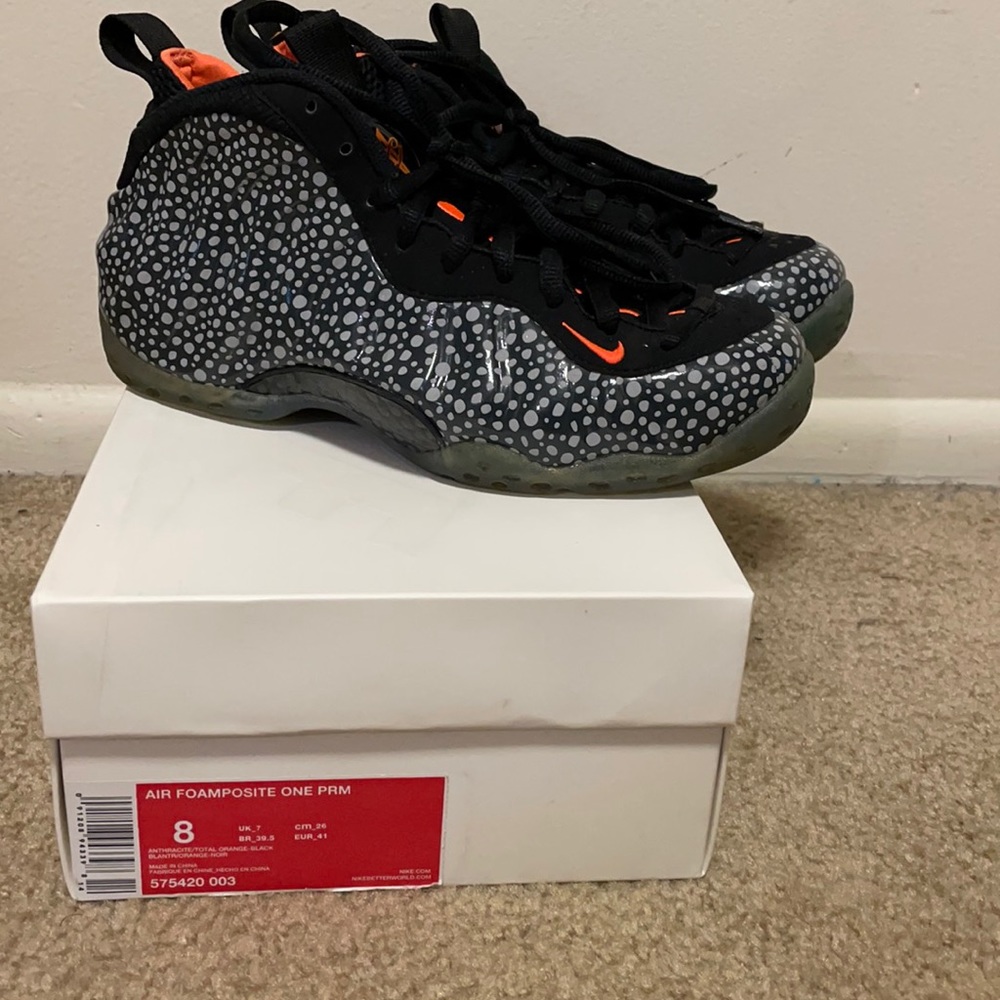 Nike air foamposite one prm safari